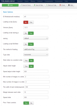 bxSlider images module