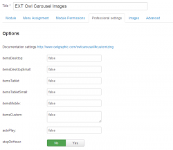 Owl Сarousel Images module