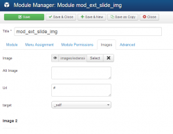 Slide images module