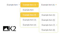 MenuMatic Categories for K2 module