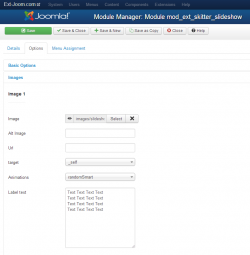 Skitter Slideshow Images module
