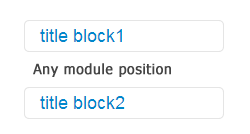 Accordion module position module