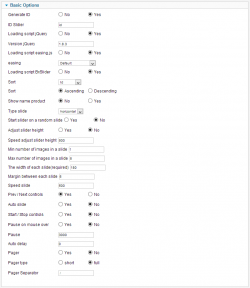 bxSlider categories for JoomShopping module