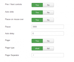 bxSlider content for K2 module