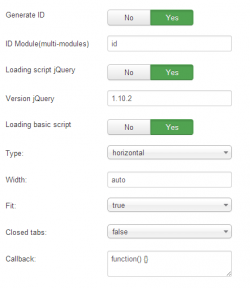 Easy Responsive Tabs to Accordion Custom HTML-code module