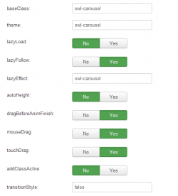 Owl Carousel content for K2 module