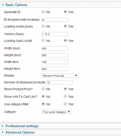 Roundabout Products for VirtueMart module