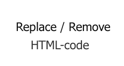 Remove HTML-code plugin