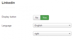 Плагин Социальные кнопки для JoomShopping